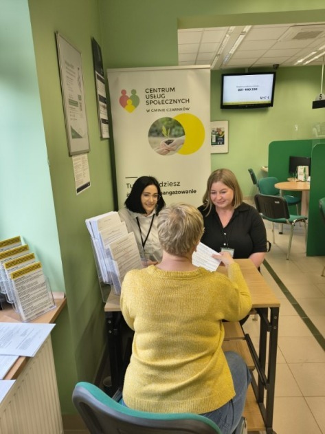 Wizyta pracowników CUS w Zakładzie Usług Społecznych-